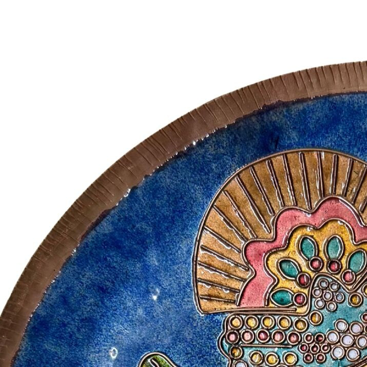 Handcrafted Pichhwai Wall Plate- Srinathji