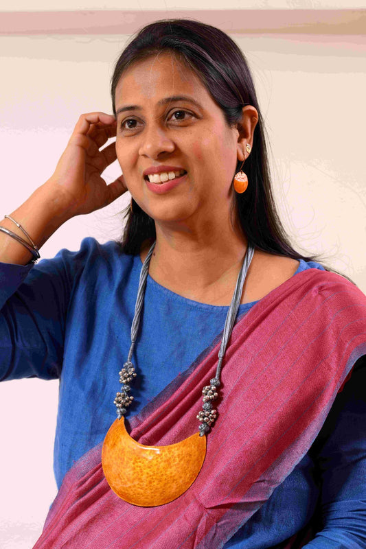 Suvarna Trupta-Chandra handcrafted jewelry set