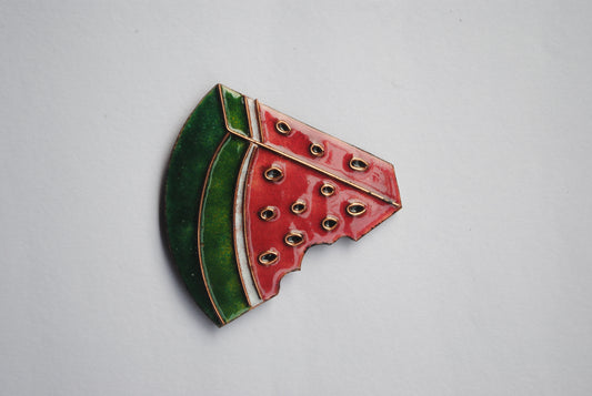Ekibeki Handcrafted Fridge Magnets- Summer series- What a Melon