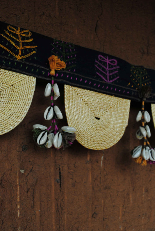 Ekibeki Banjara Golden Grass Toran (Blue)