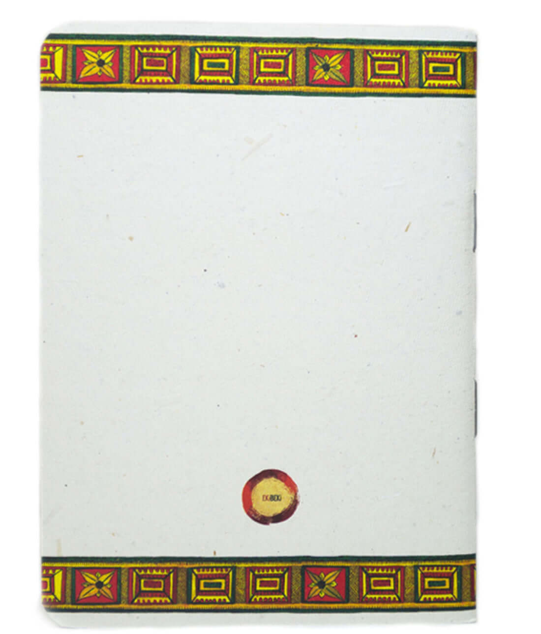 Handcrafted recycled paper stationery. Notebook in chitrakathi