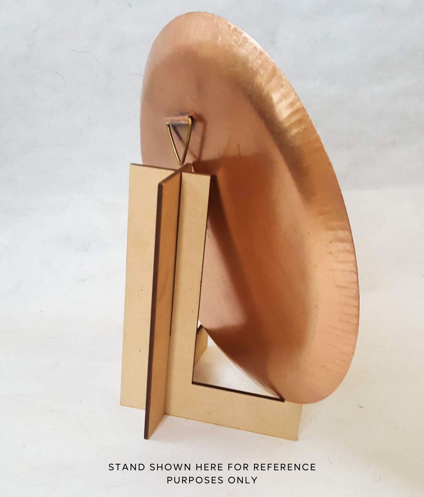 EkiBeki Handcrafted Copper Enamel Lotus in a jali Blue Wall Plate-3 sizes