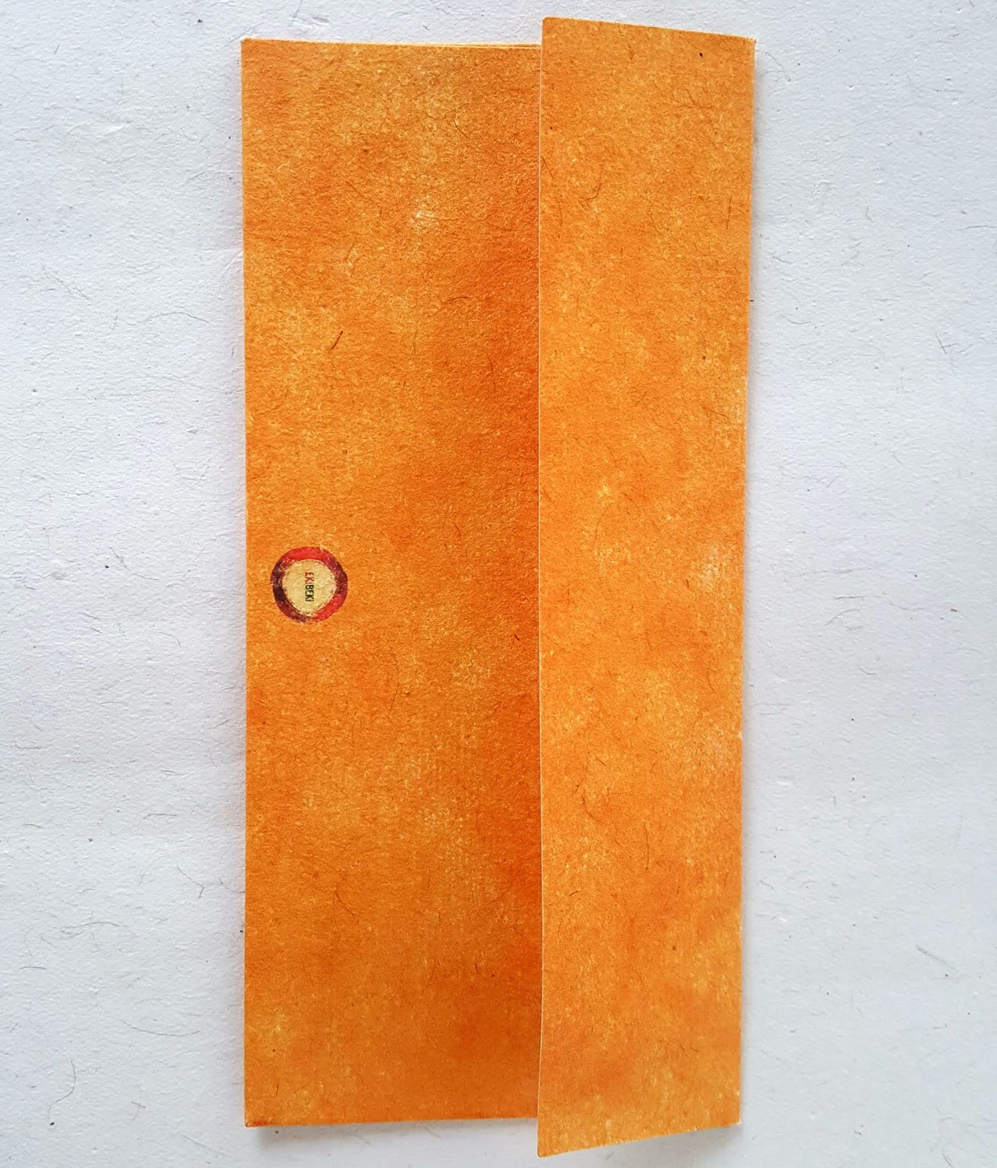 Set of 6 Orange Deer Handmade Gift Envelopes in Gond