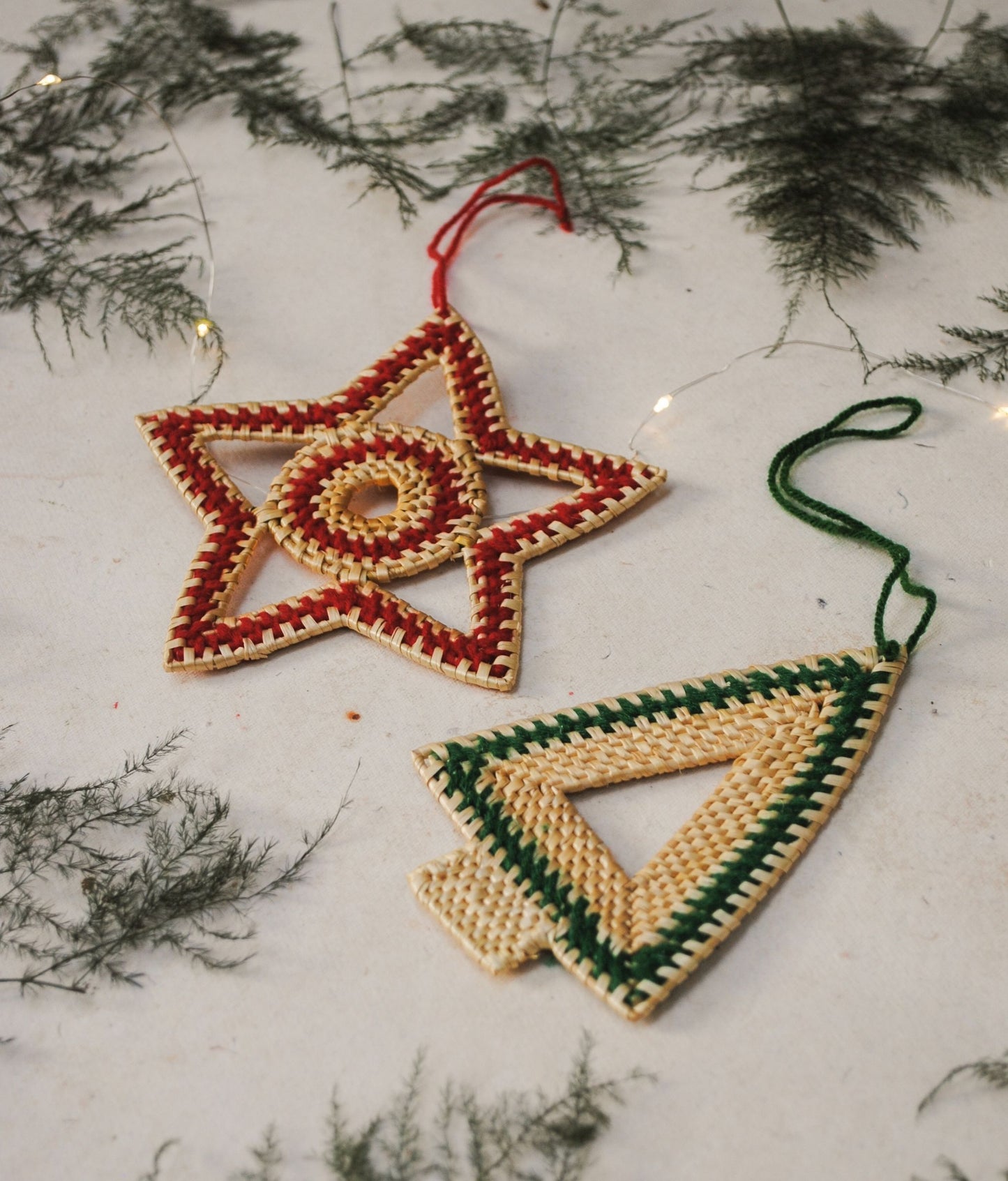 Handcrafted golden grass weavers create Christmas ornaments as new designs to keep the old art relevant in modern days