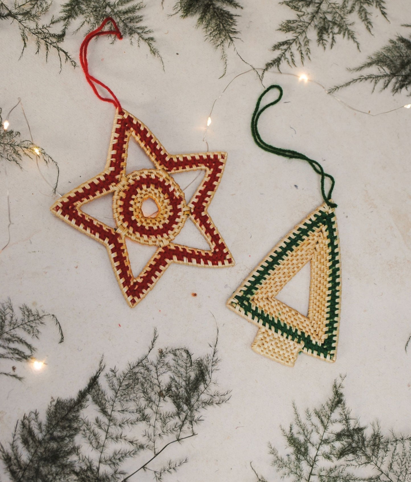 Handcrafted golden grass weavers create Christmas ornaments as new designs to keep the old art relevant in modern days