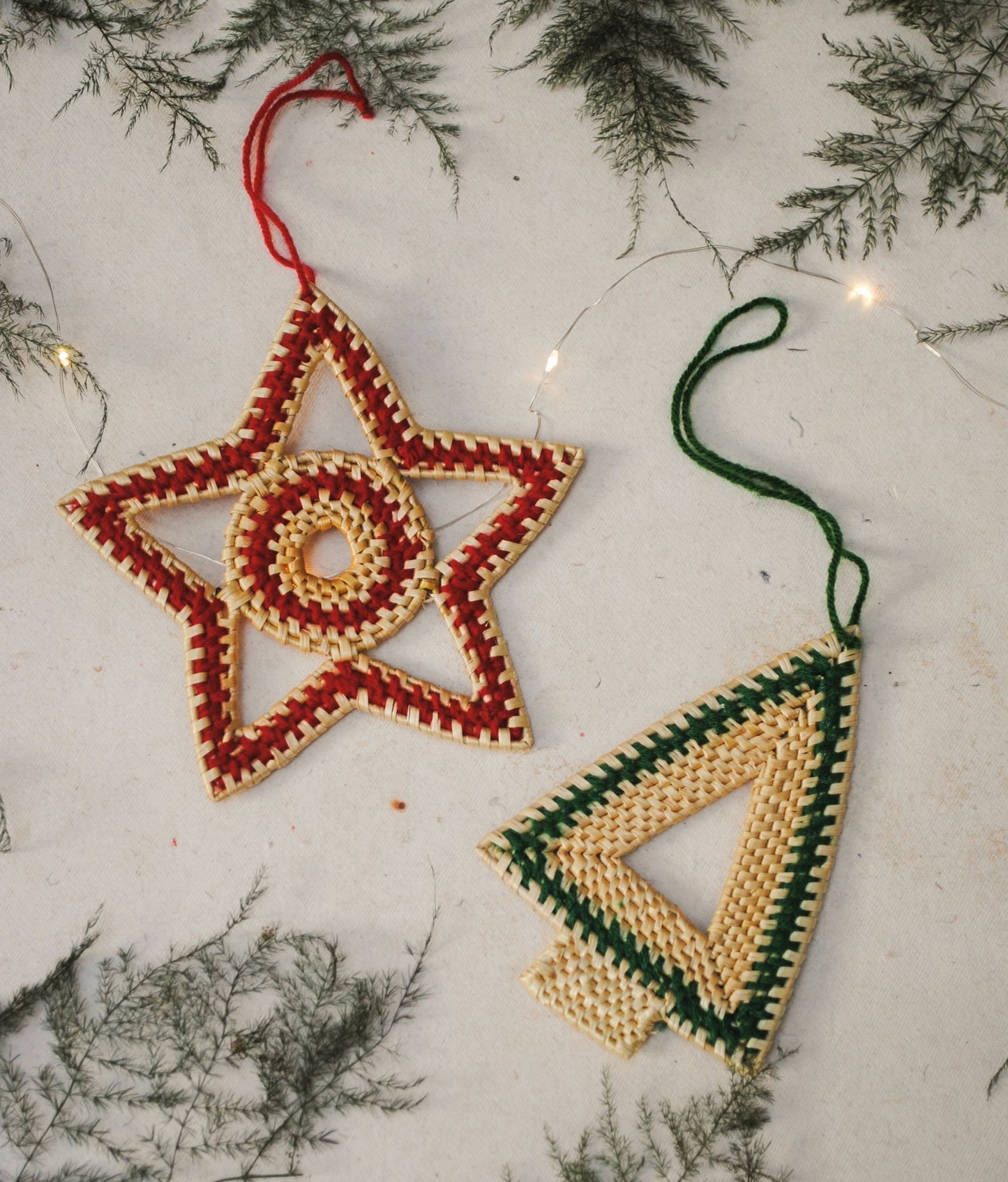 Handcrafted golden grass weavers create Christmas ornaments as new designs to keep the old art relevant in modern days