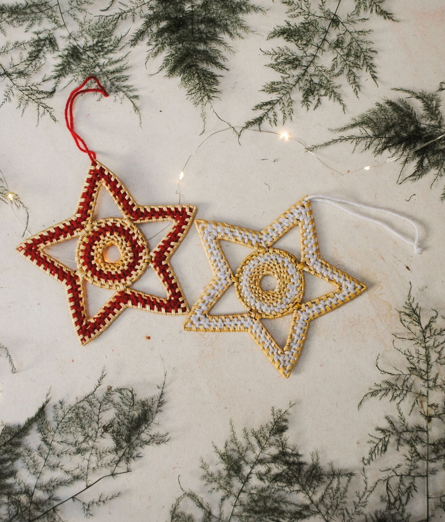Handcrafted golden grass weavers create Christmas ornaments as new designs to keep the old art relevant in modern days