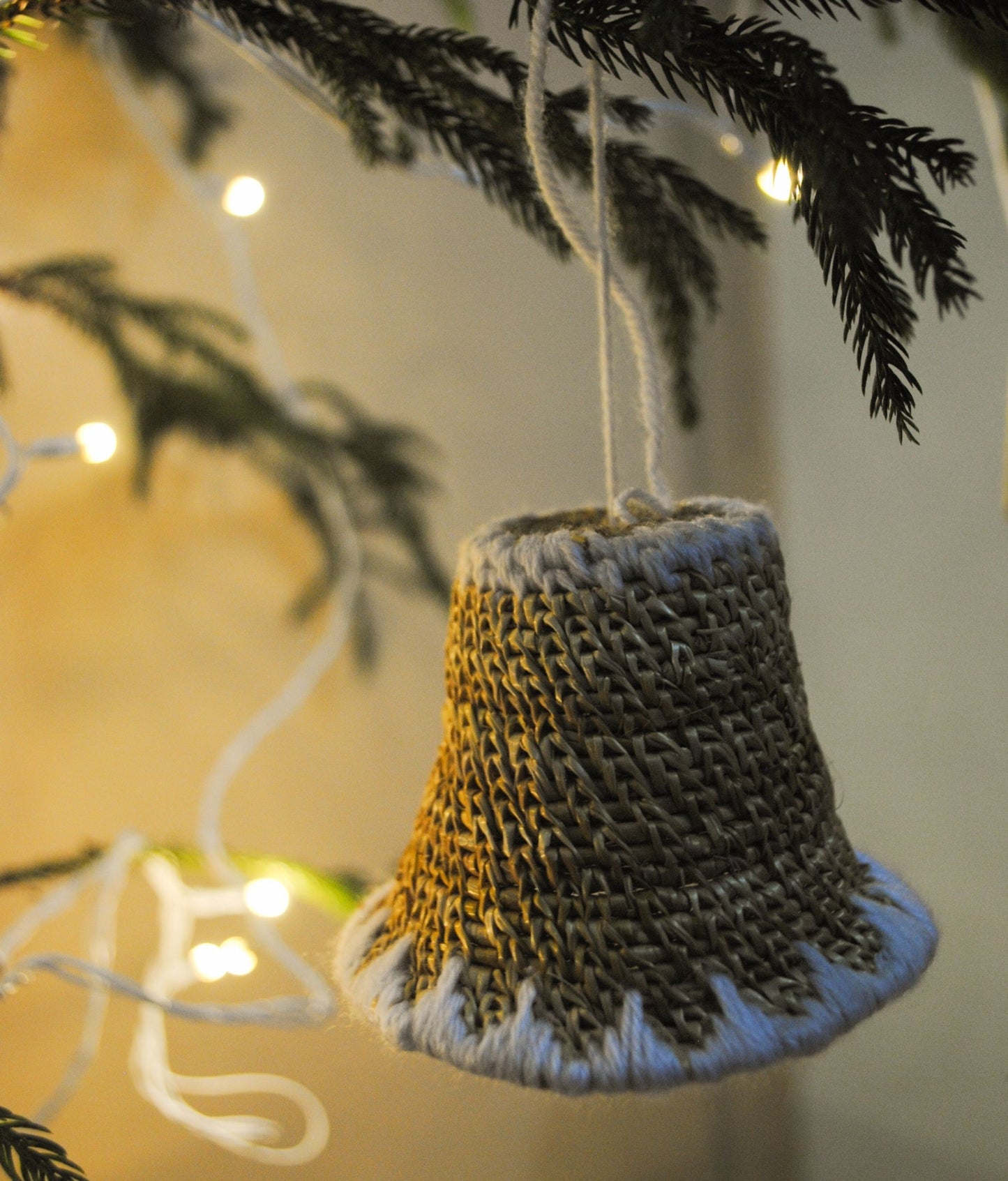 Handcrafted golden grass weavers create Christmas ornaments as new designs to keep the old art relevant in modern days