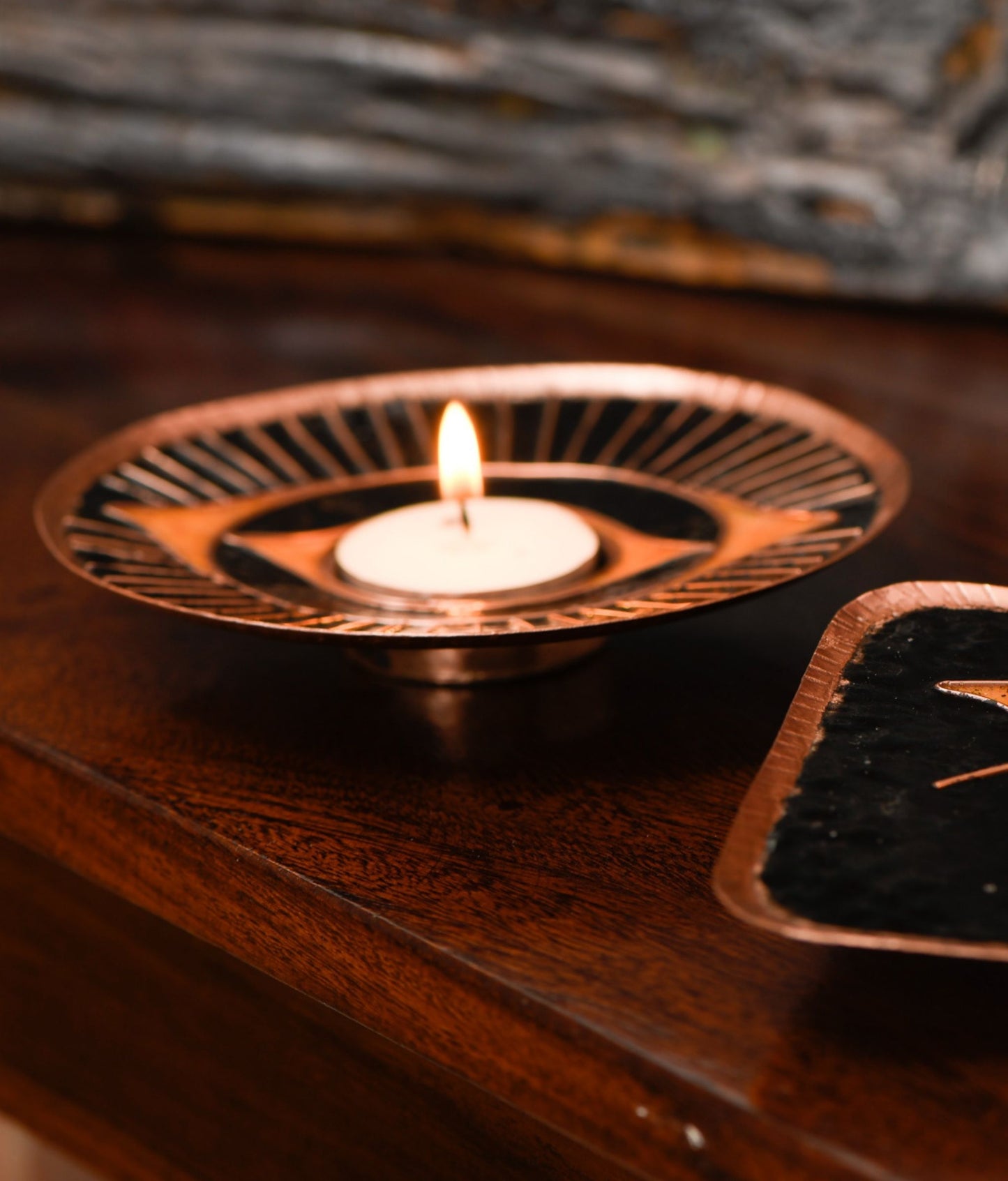 Ekibeki Handcrafted Tealight holder Udaay Single