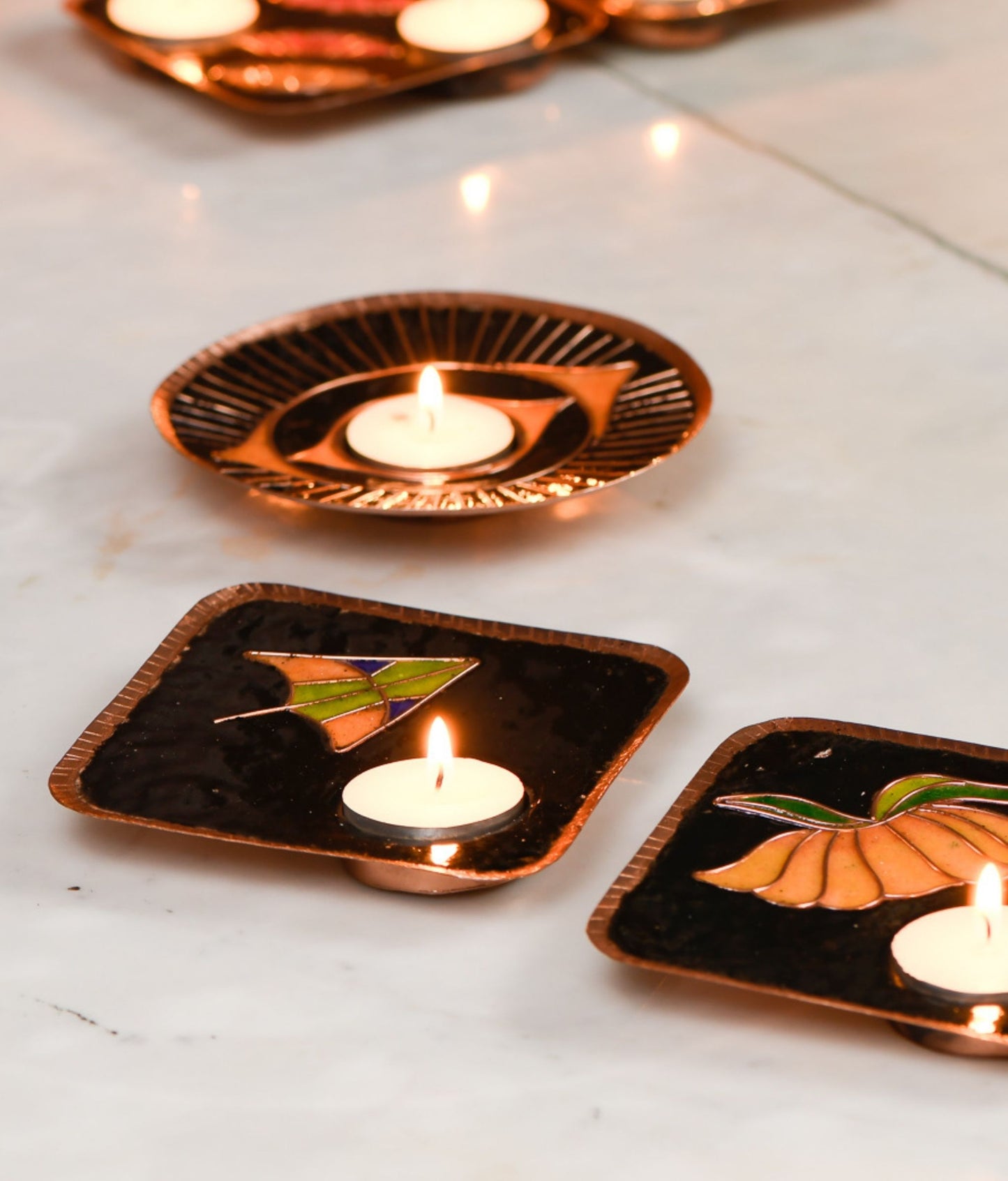 Ekibeki Handcrafted Tealight holder Zhep Single