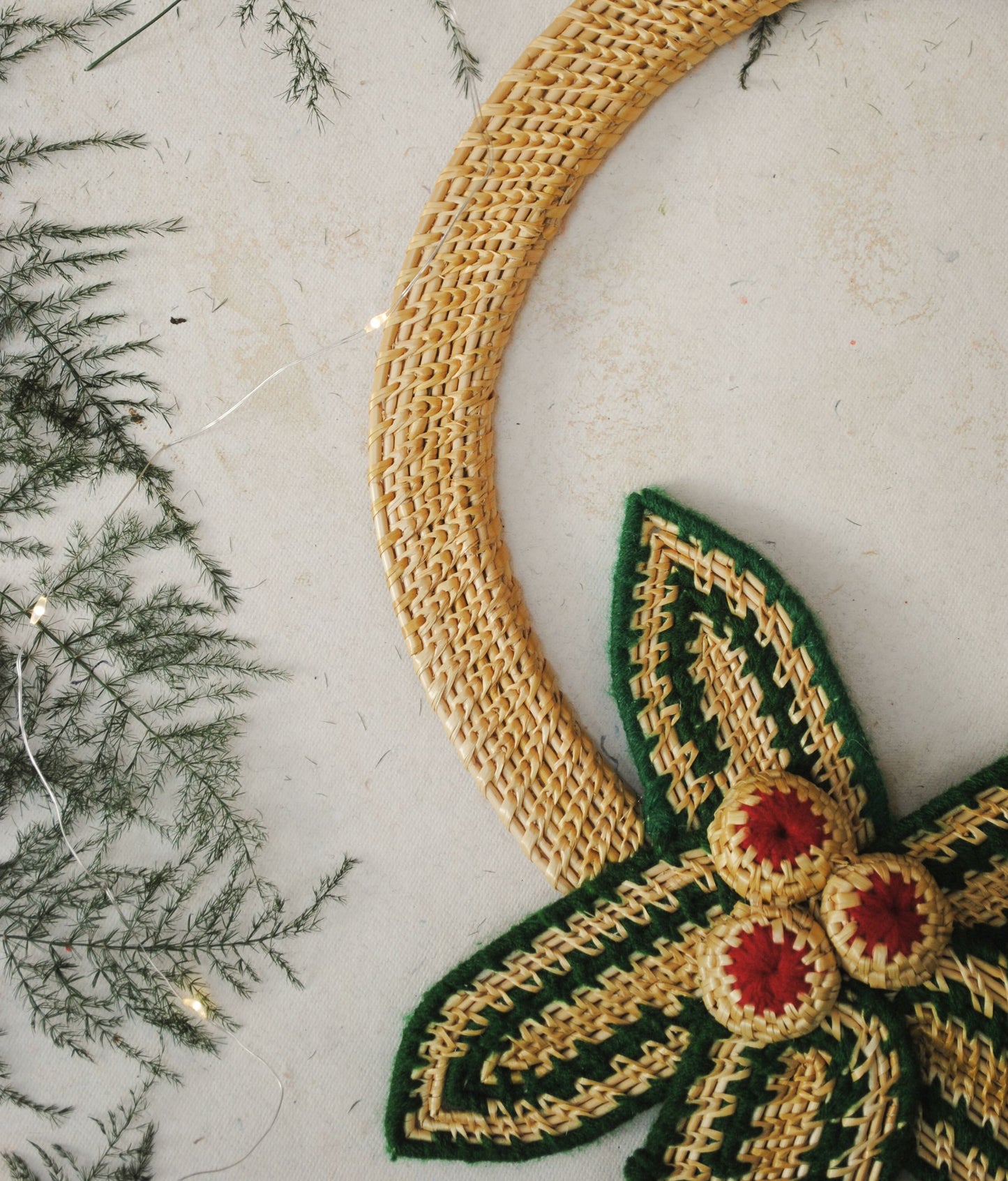 Handcrafted golden grass weavers create Christmas ornaments as new designs to keep the old art relevant in modern days