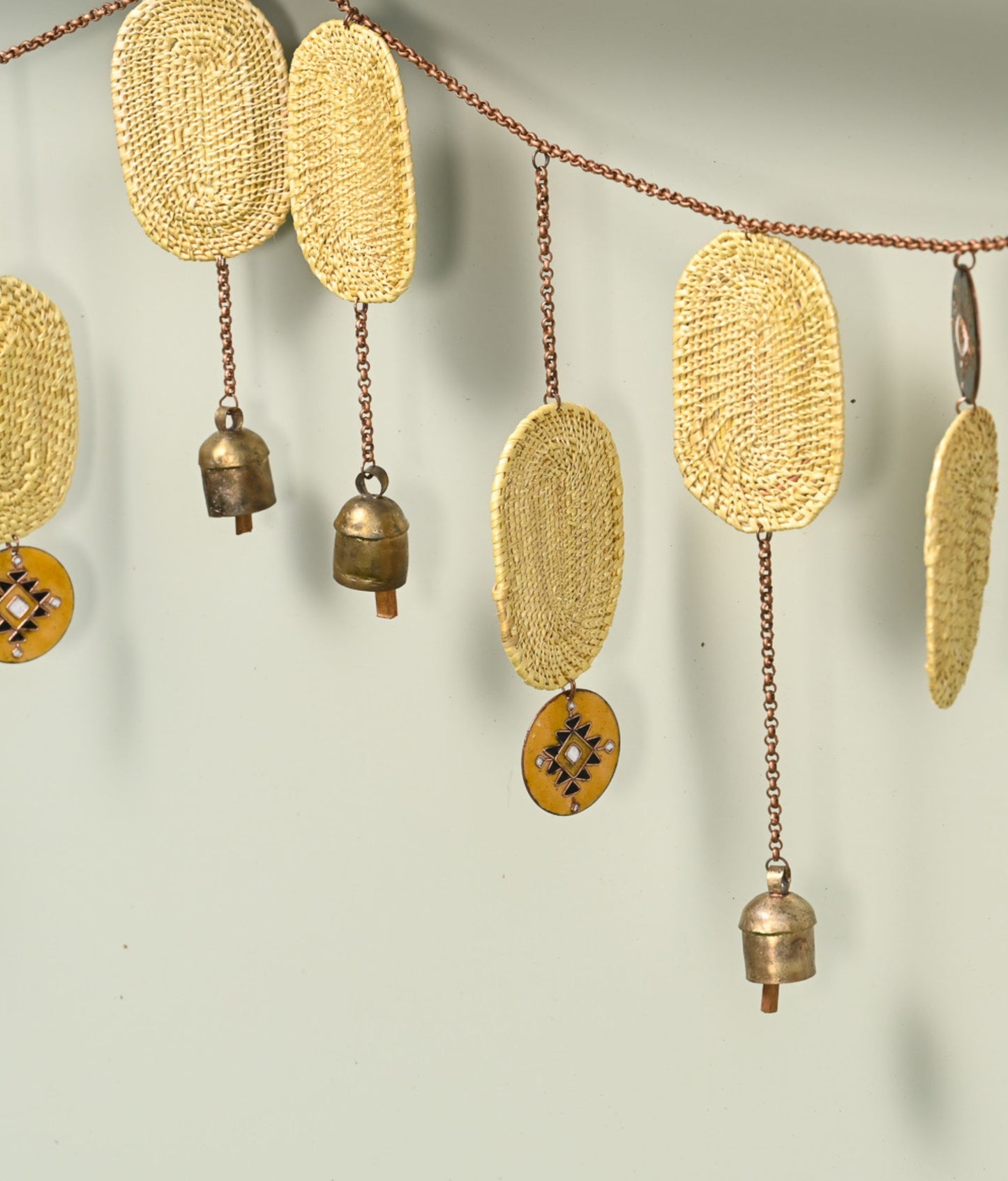 Handcrafted golden grass weavers create new designs to keep the old art relevant in modern days, as torans and wall hangings