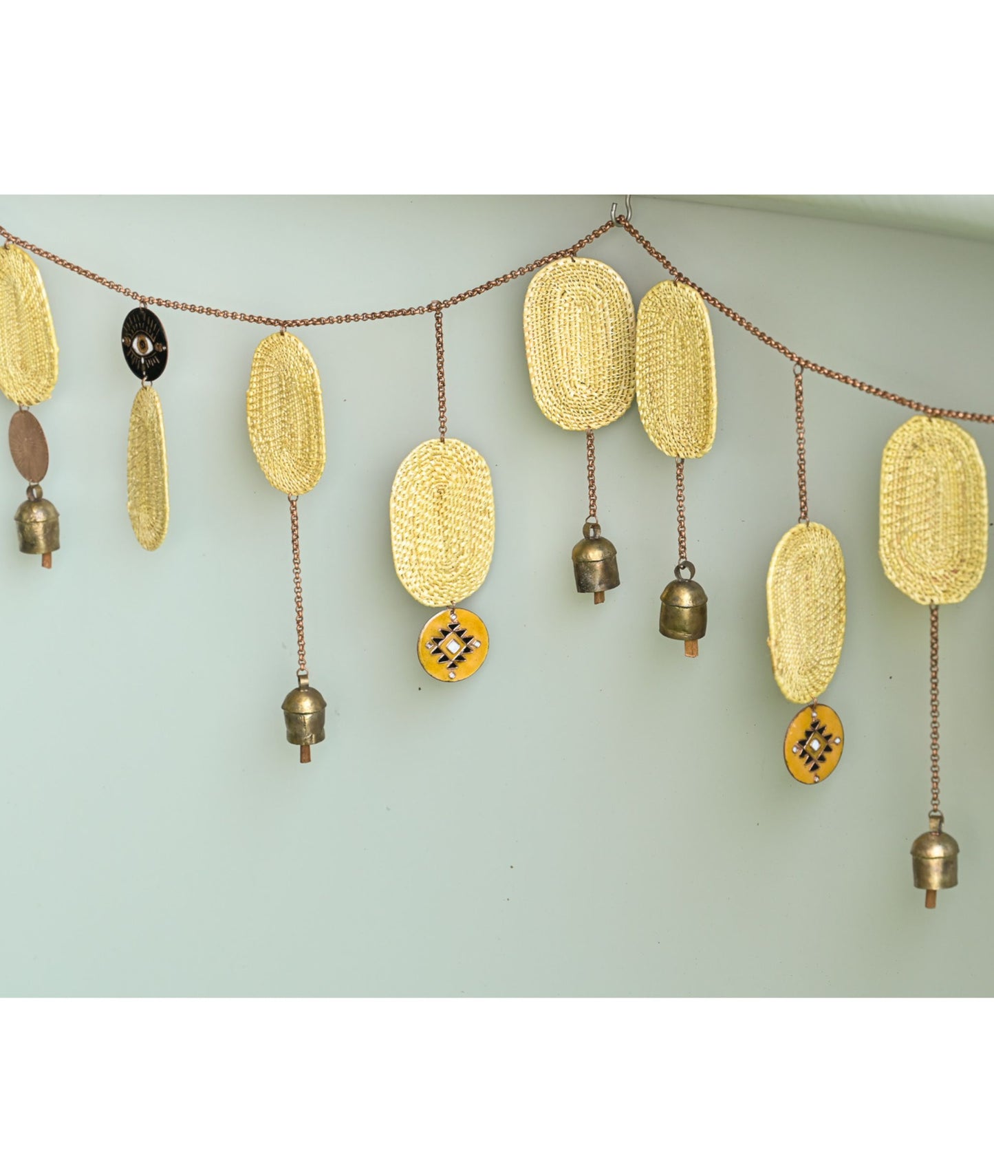 Handcrafted golden grass weavers create new designs to keep the old art relevant in modern days, as torans and wall hangings