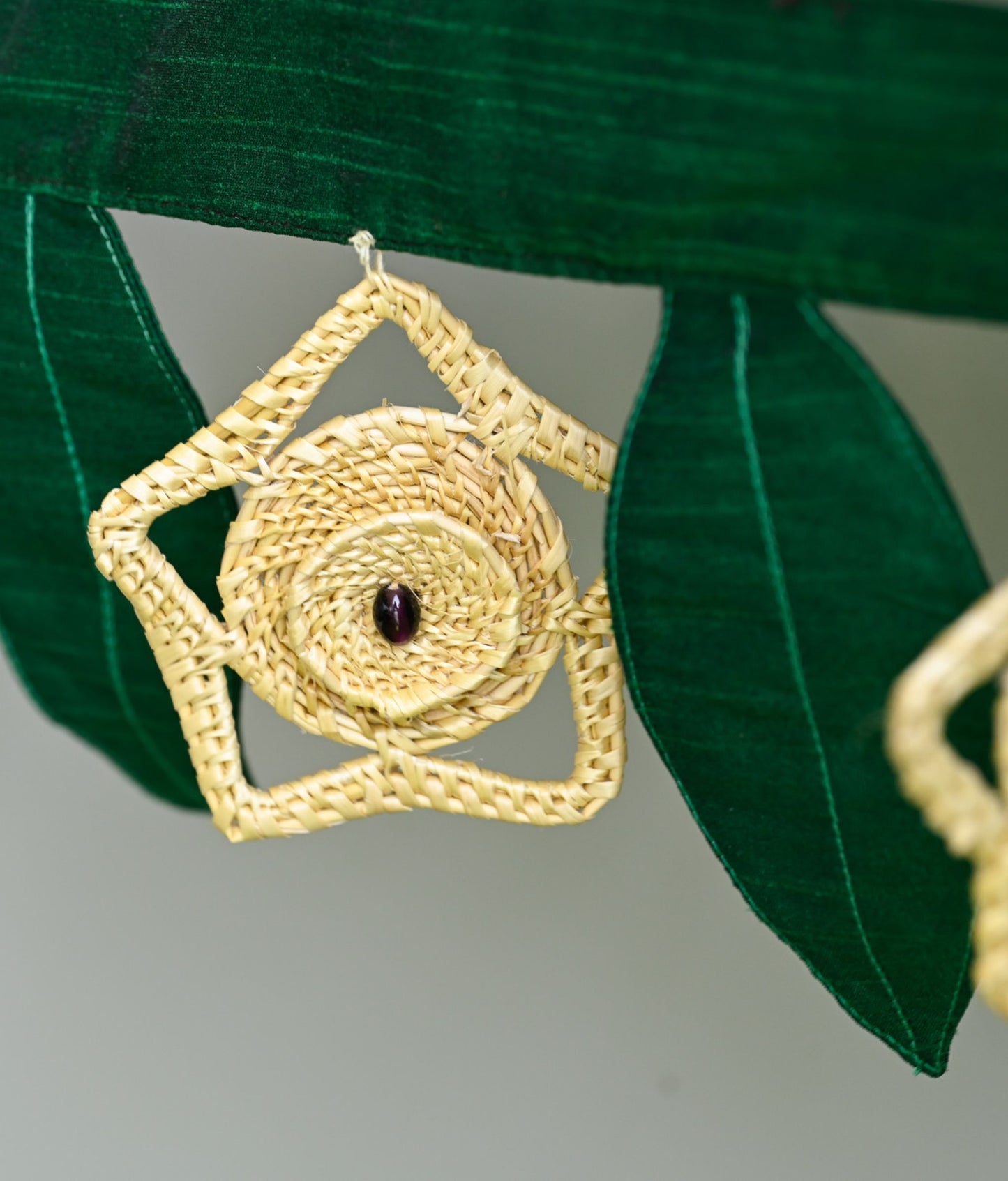 Handcrafted golden grass weavers create new designs to keep the old art relevant in modern days, as torans and wall hangings