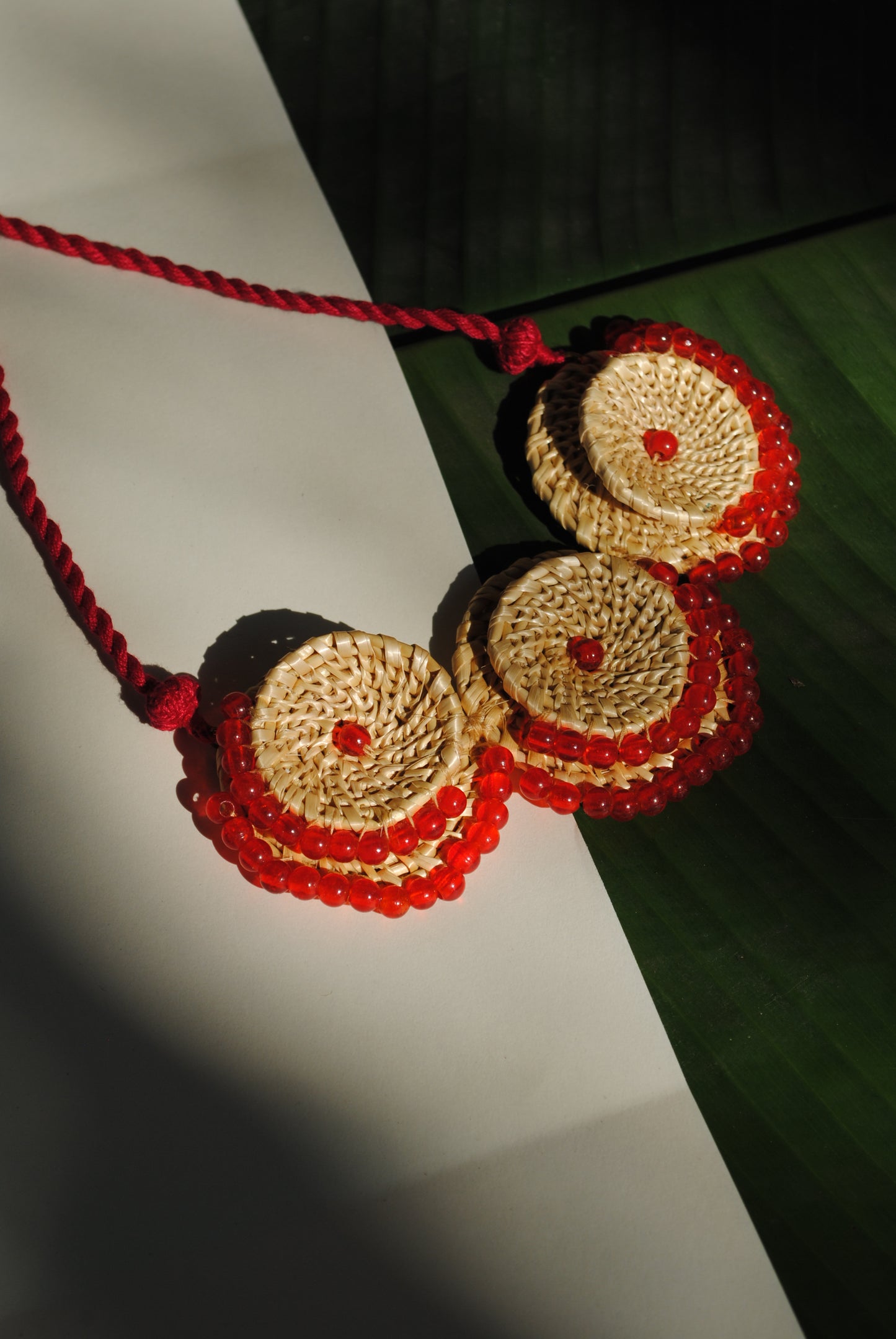 Handcrafted golden grass weavers create jewelry as new designs to keep the old art relevant in modern days