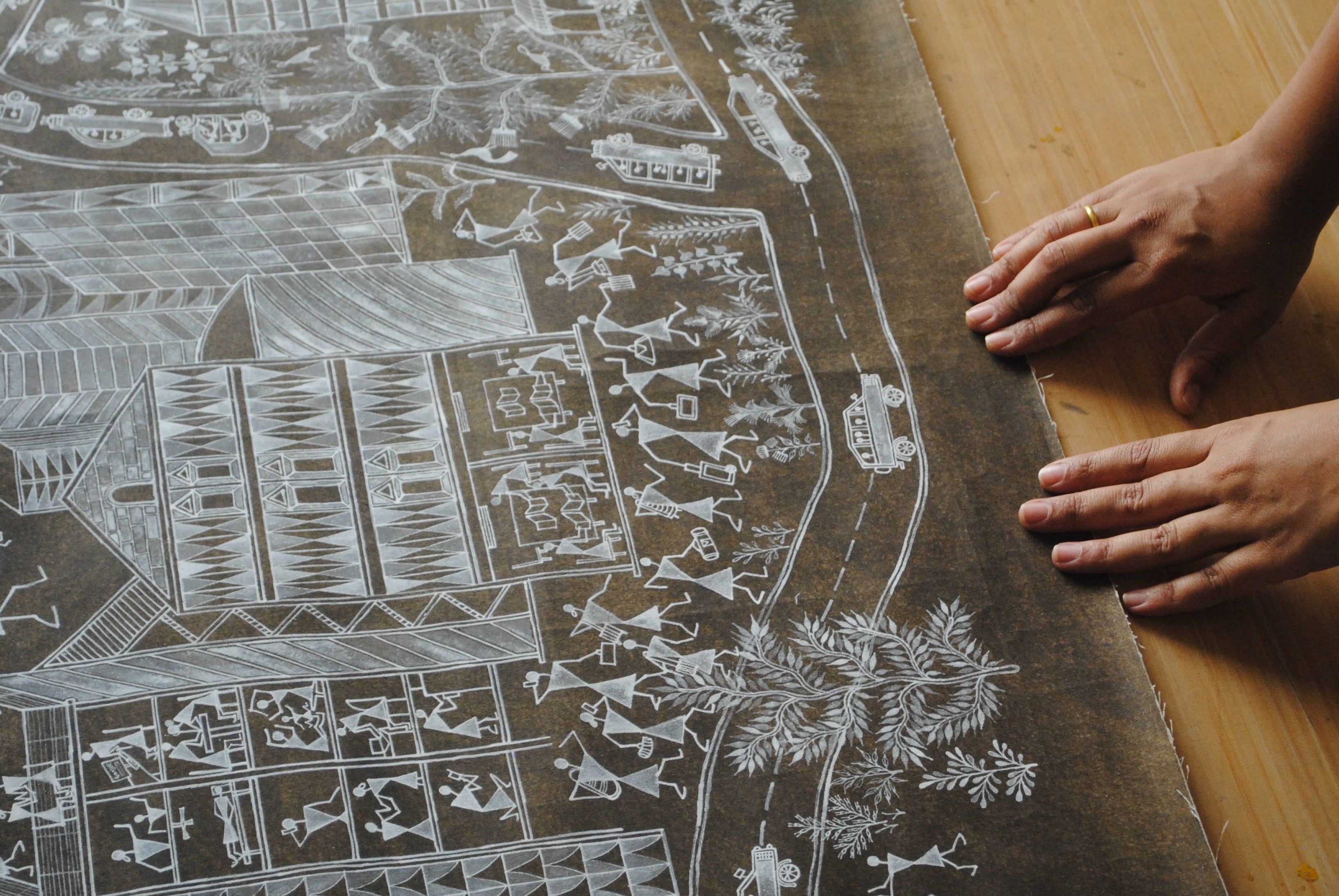 Urban Harmony: Bringing Bangalore to Life Through Warli Art