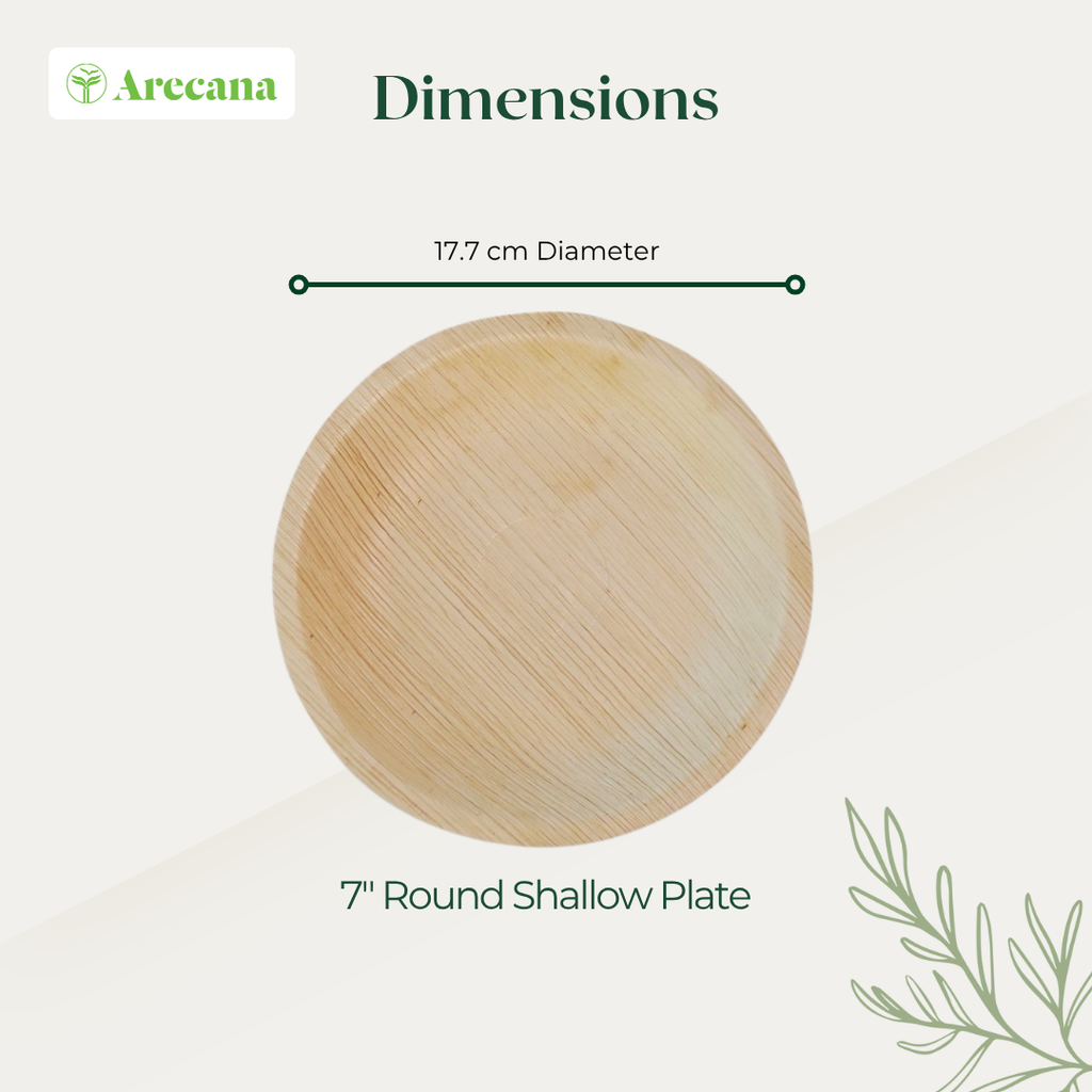 Tamul Arecana Tableware-  Round Plate