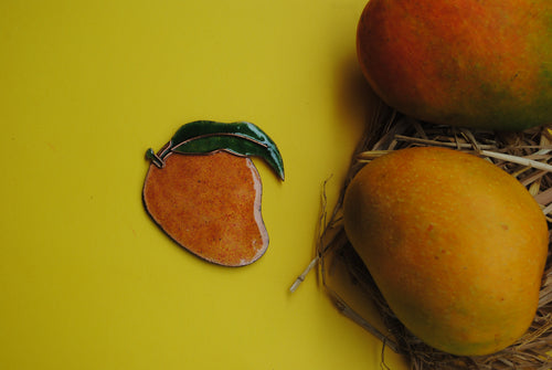 Ekibeki Handcrafted  Copper Enamel Fridge Magnets- Summer series