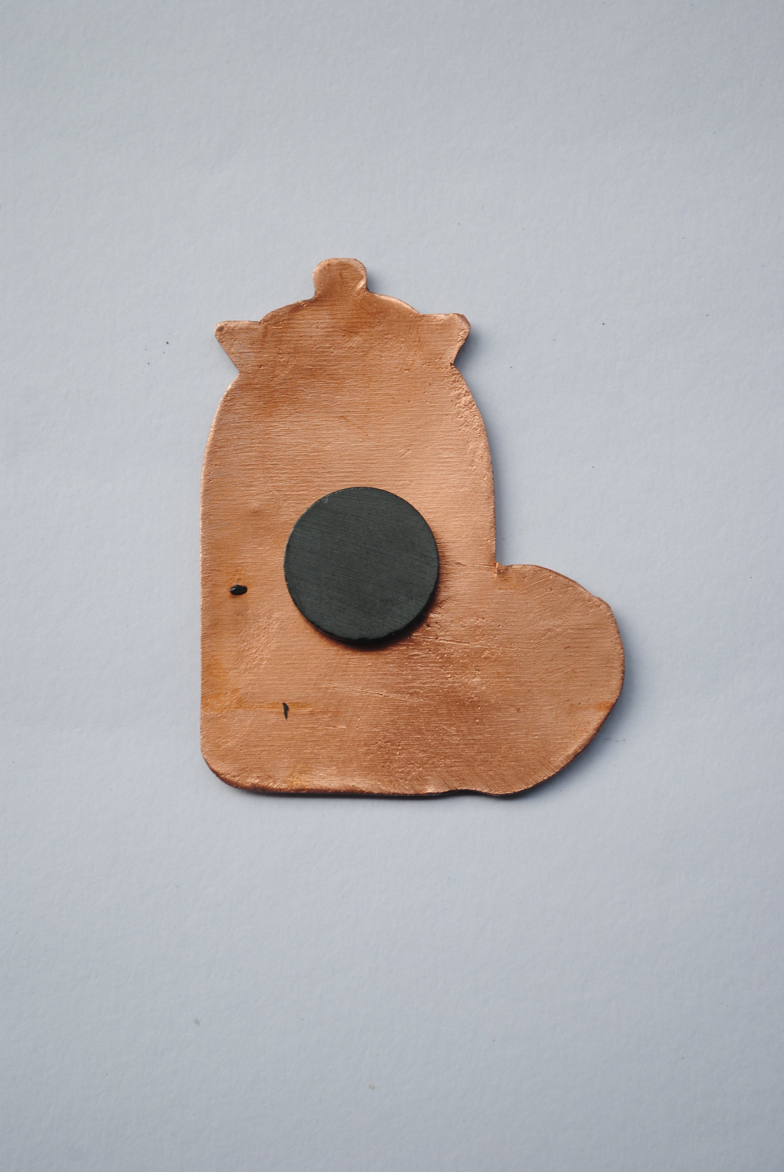 Ekibeki Handcrafted  Copper Enamel Fridge Magnets- Summer series