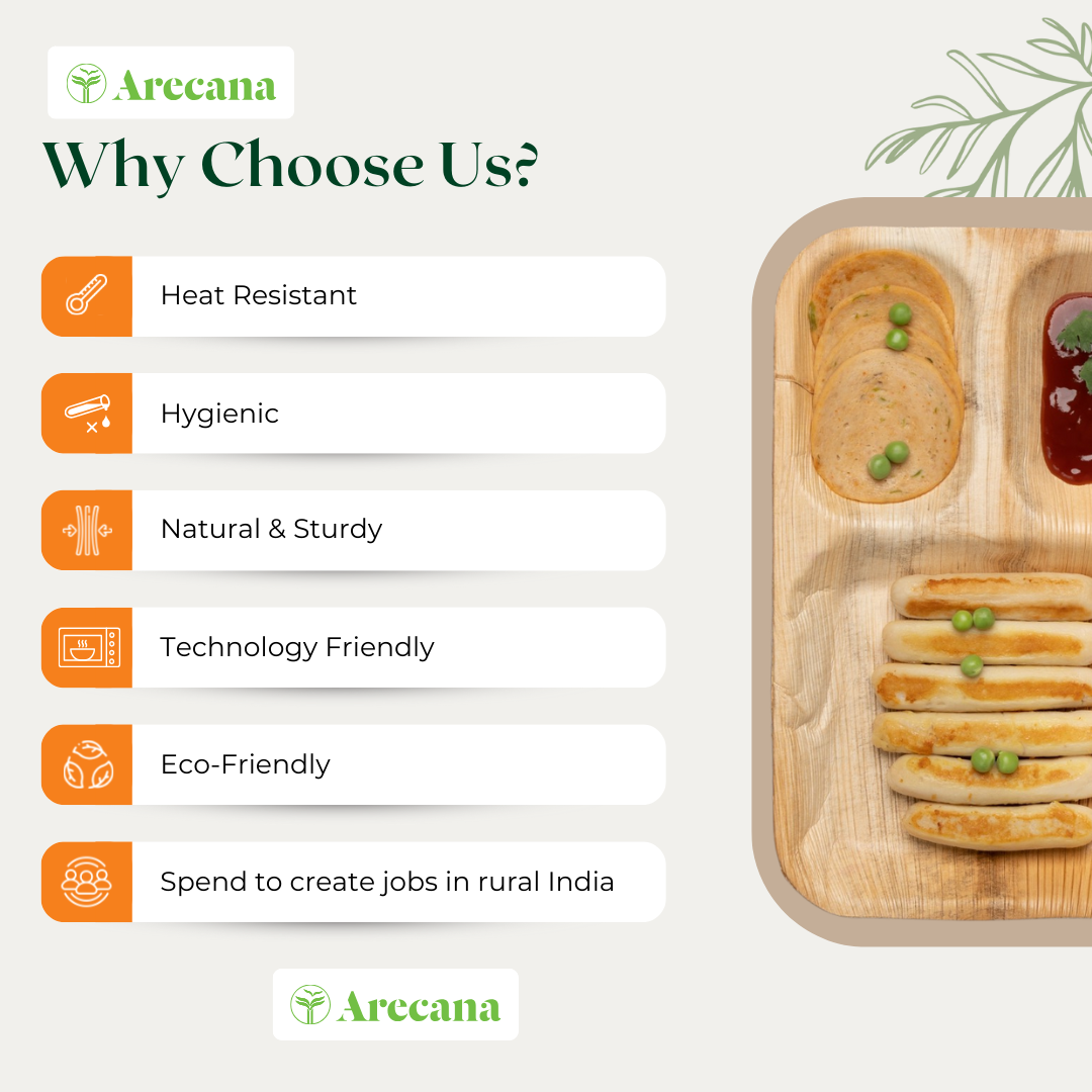 Tamul Arecana Tableware-  Partition plates