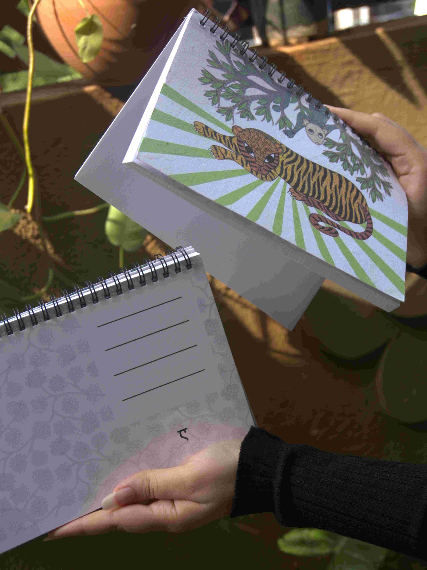 Gond Baagh Bandar Spiral Sketchpad