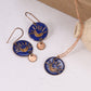 Handcrafted Chanda Blue/Bronze Copper Enamel Pendant
