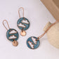 Handcrafted Copper Enamel Baadal Pendant