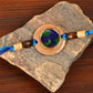 Handcrafted "Earthy" Copper Enamel Rakhi by EkiBeki