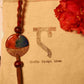 Handcrafted "Rudra" Textured Copper Enamel Rakhi by EkiBeki