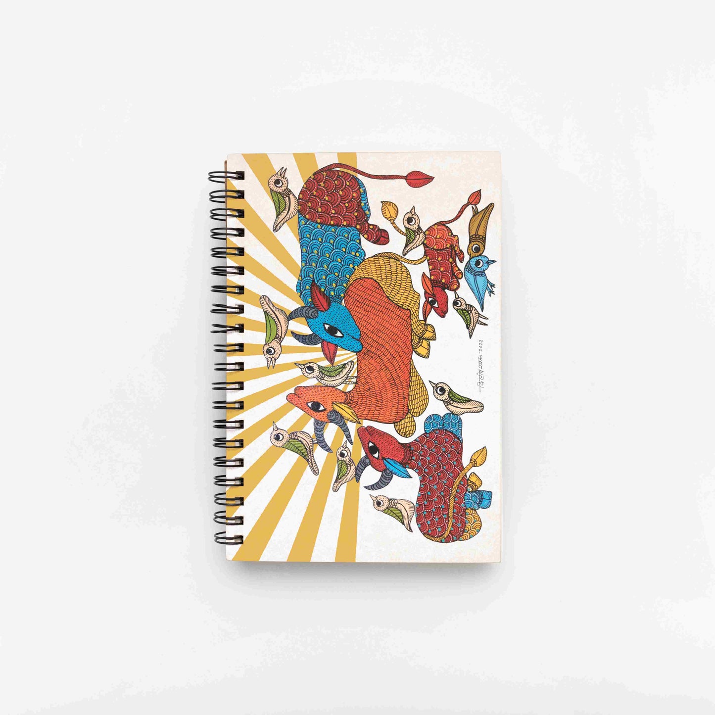 Gond Gaiya Panchi Spiral Sketchpad