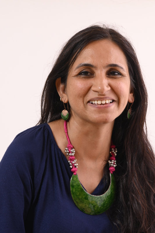 Harini Nav-Chandra handcrafted earrings