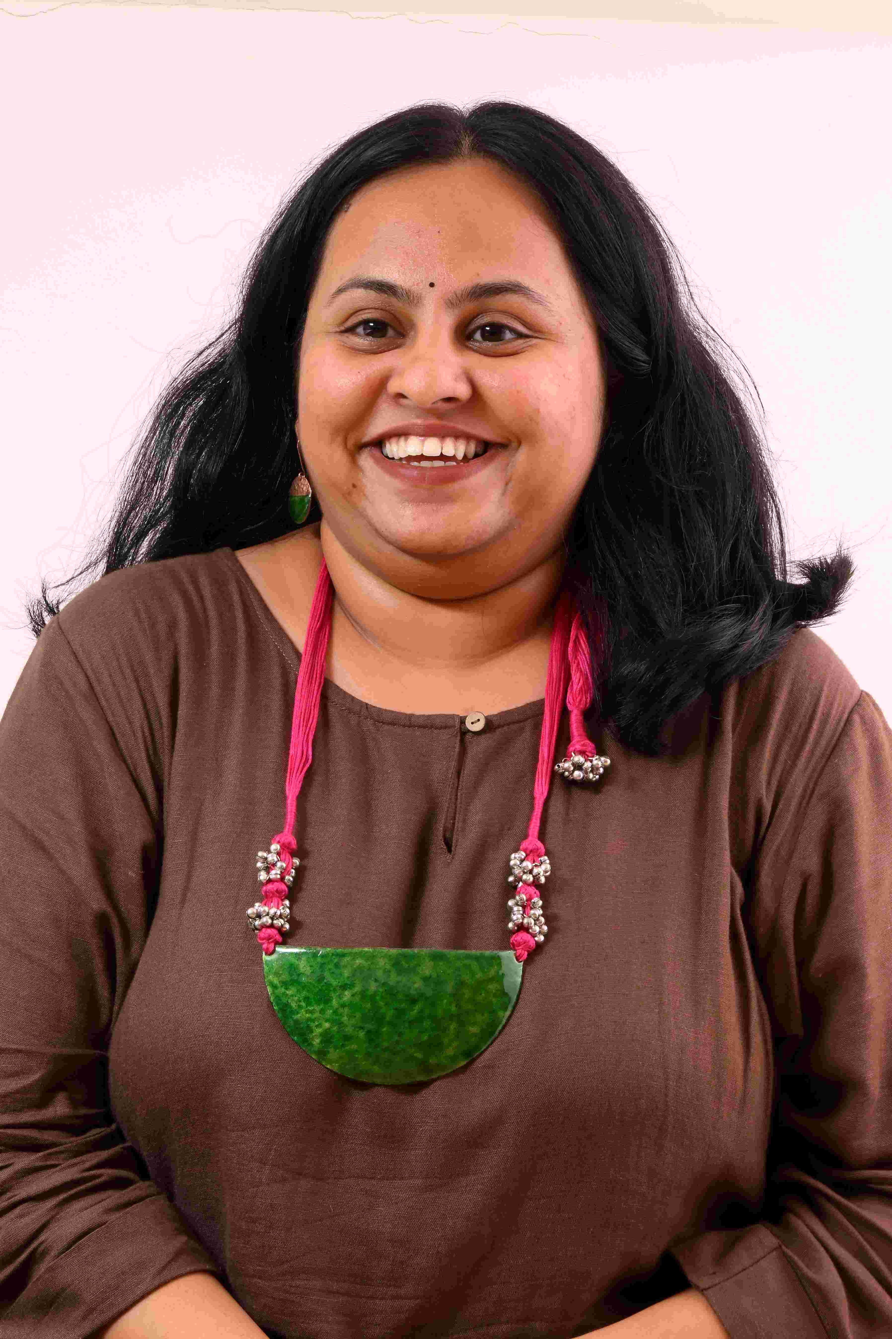 Harini Ardha-Chandra handcrafted jewelry set