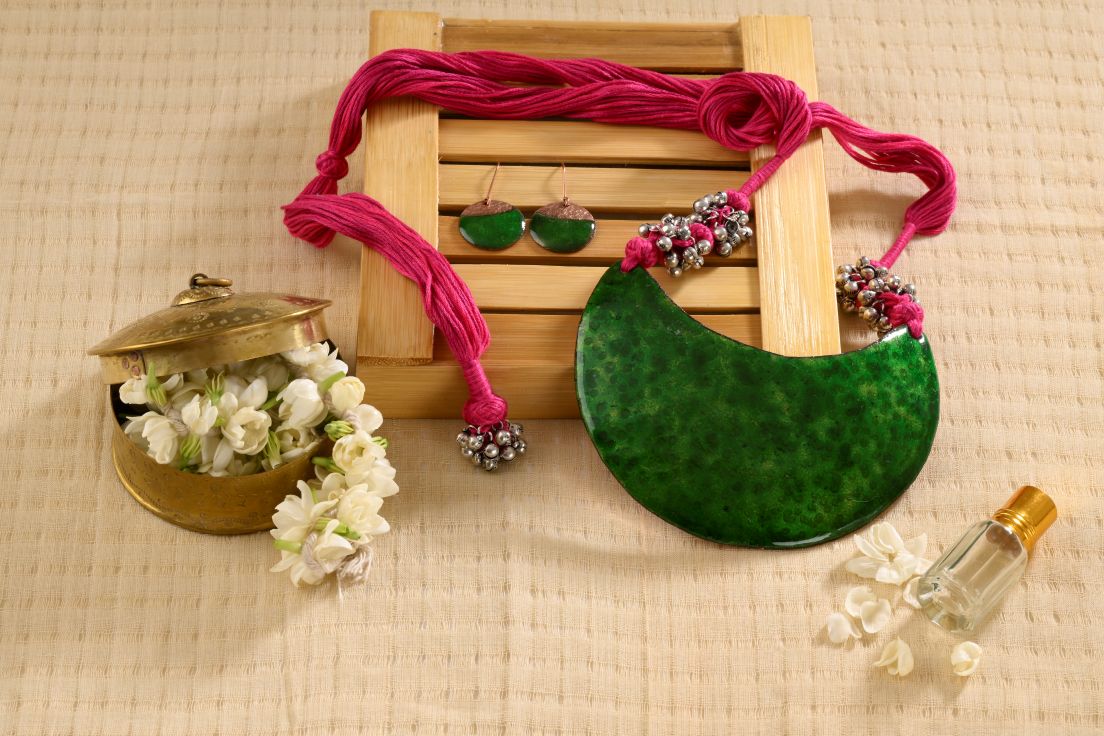 Harini Trupta-Chandra handcrafted jewelry set