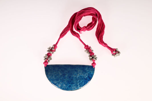 Neela Ardha-Chandra handcrafted pendant