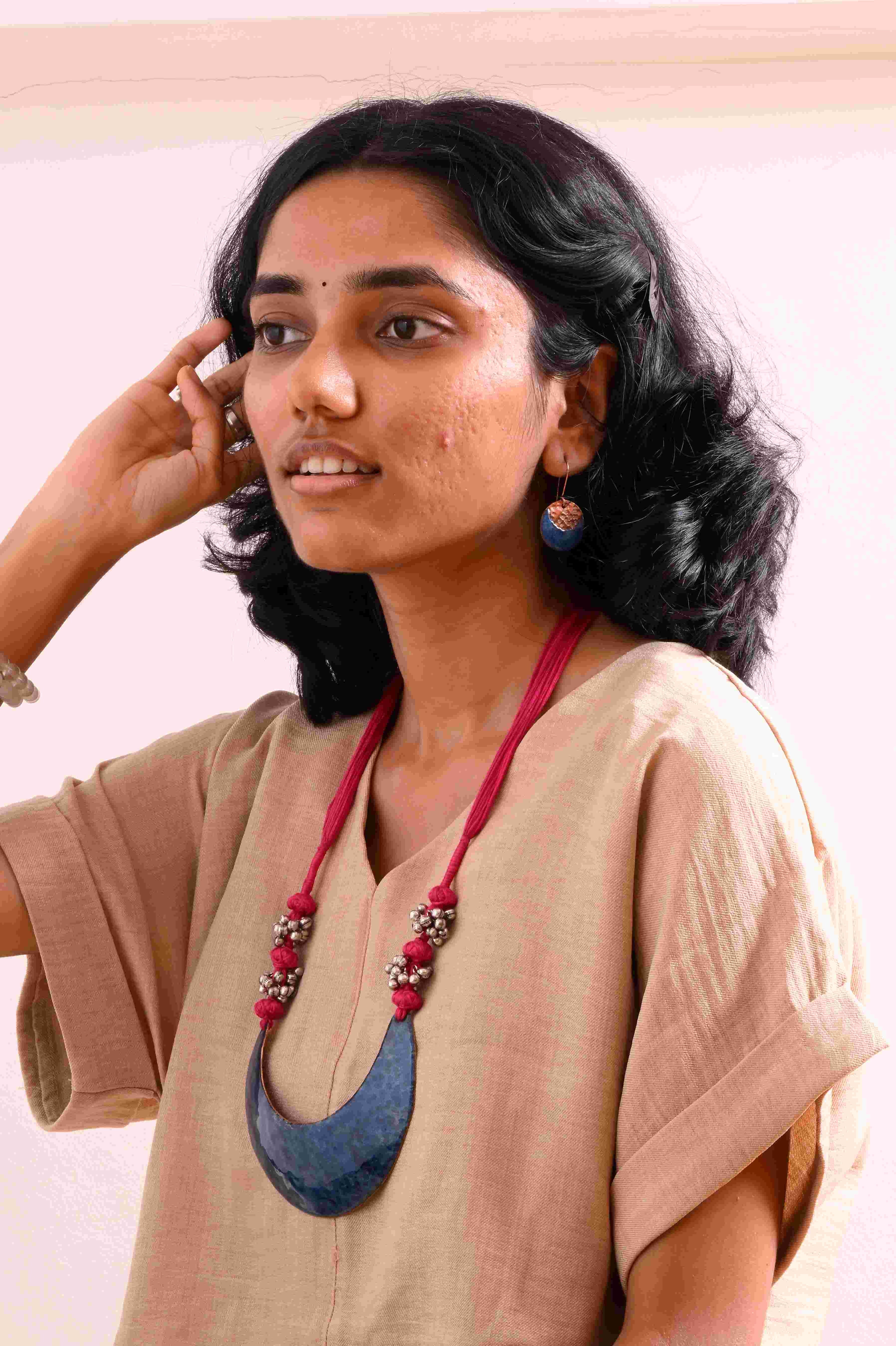 Neela Nav-Chandra handcrafted jewelry set