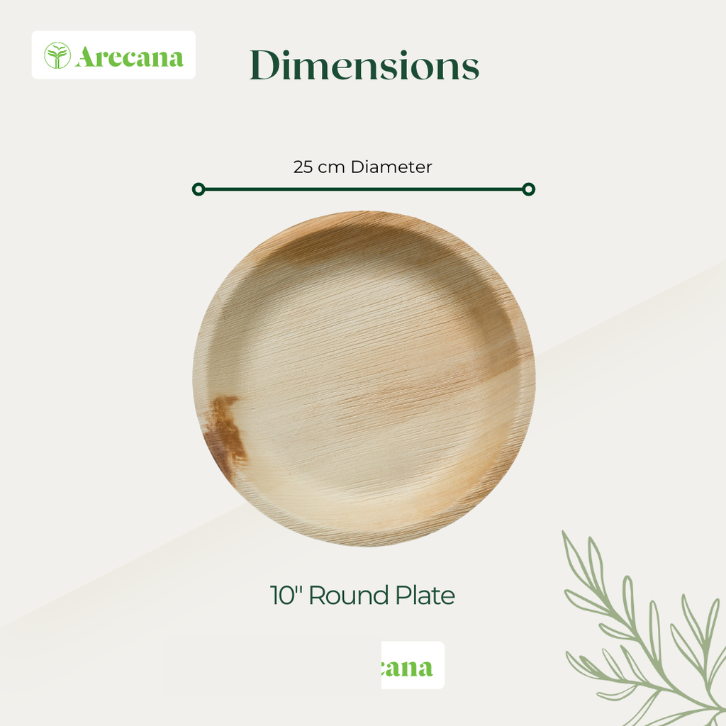 Tamul Arecana Tableware-  Round Plate