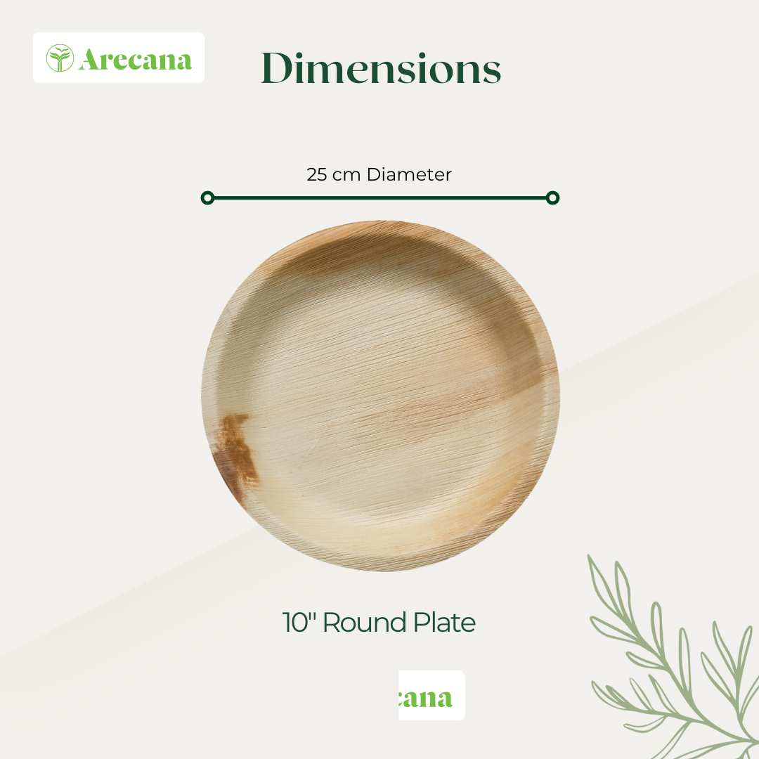 Tamul Arecana Tableware-  Round Plate