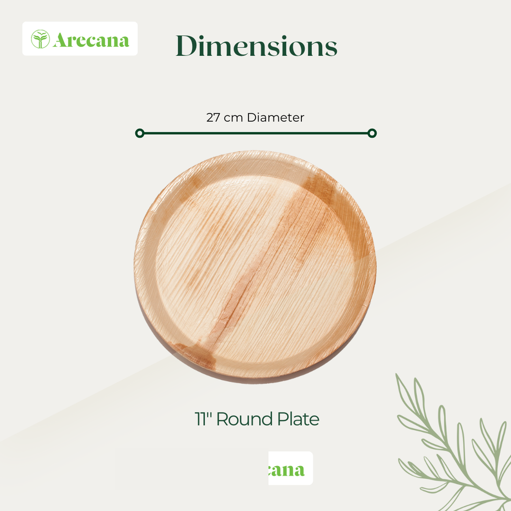 Tamul Arecana Tableware-  Round Plate