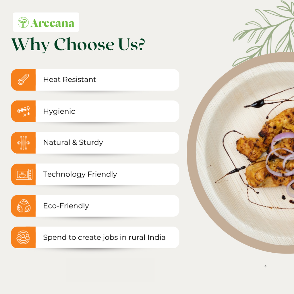 Tamul Arecana Tableware-  Round Plate
