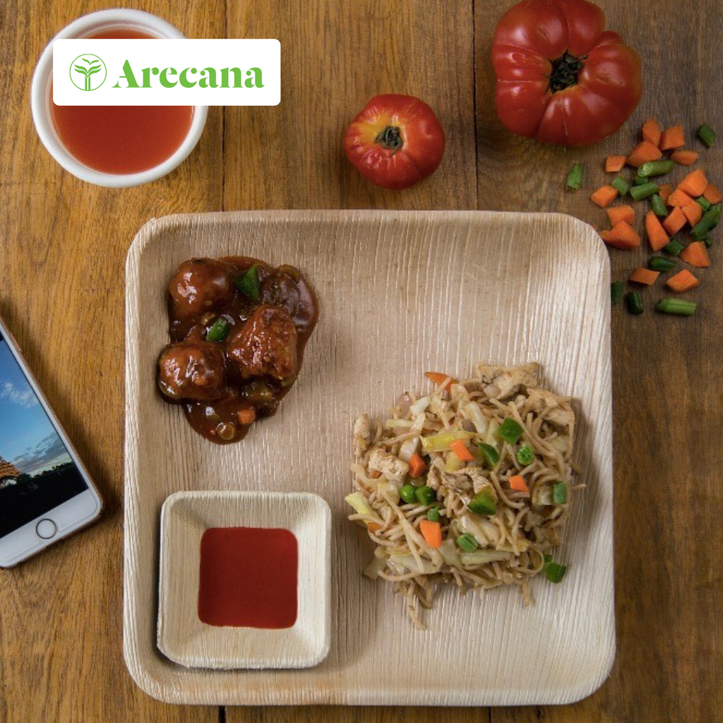 Tamul Arecana Tableware-  Square plate