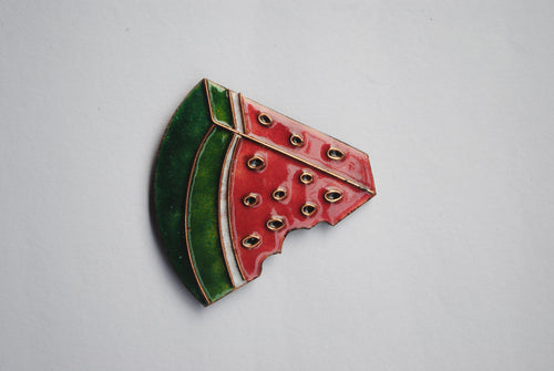 Ekibeki  Handcrafted Fridge Magnets- Summer series- What a Melon