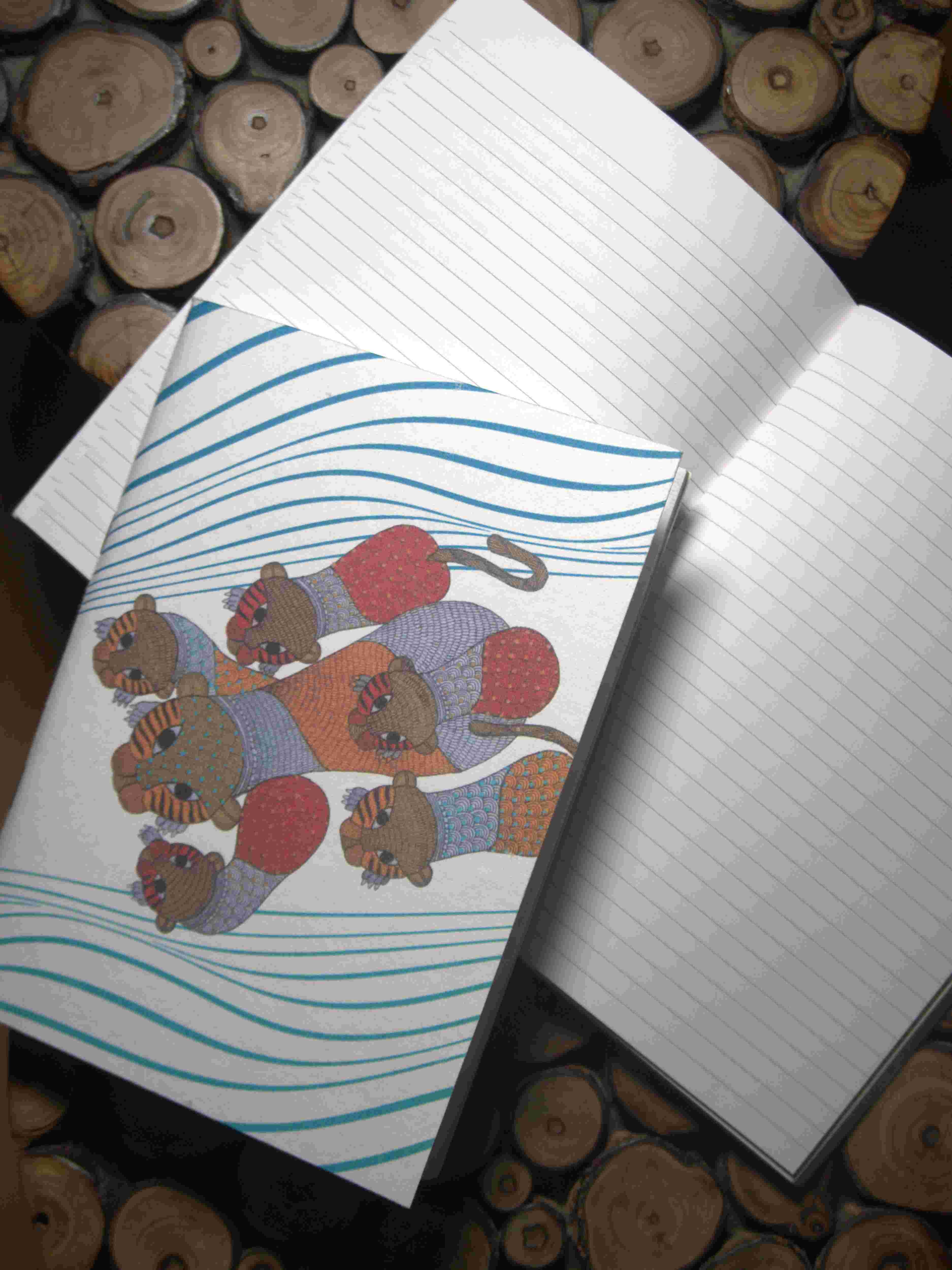 Gond Baagh Softbound notebook Set of Two