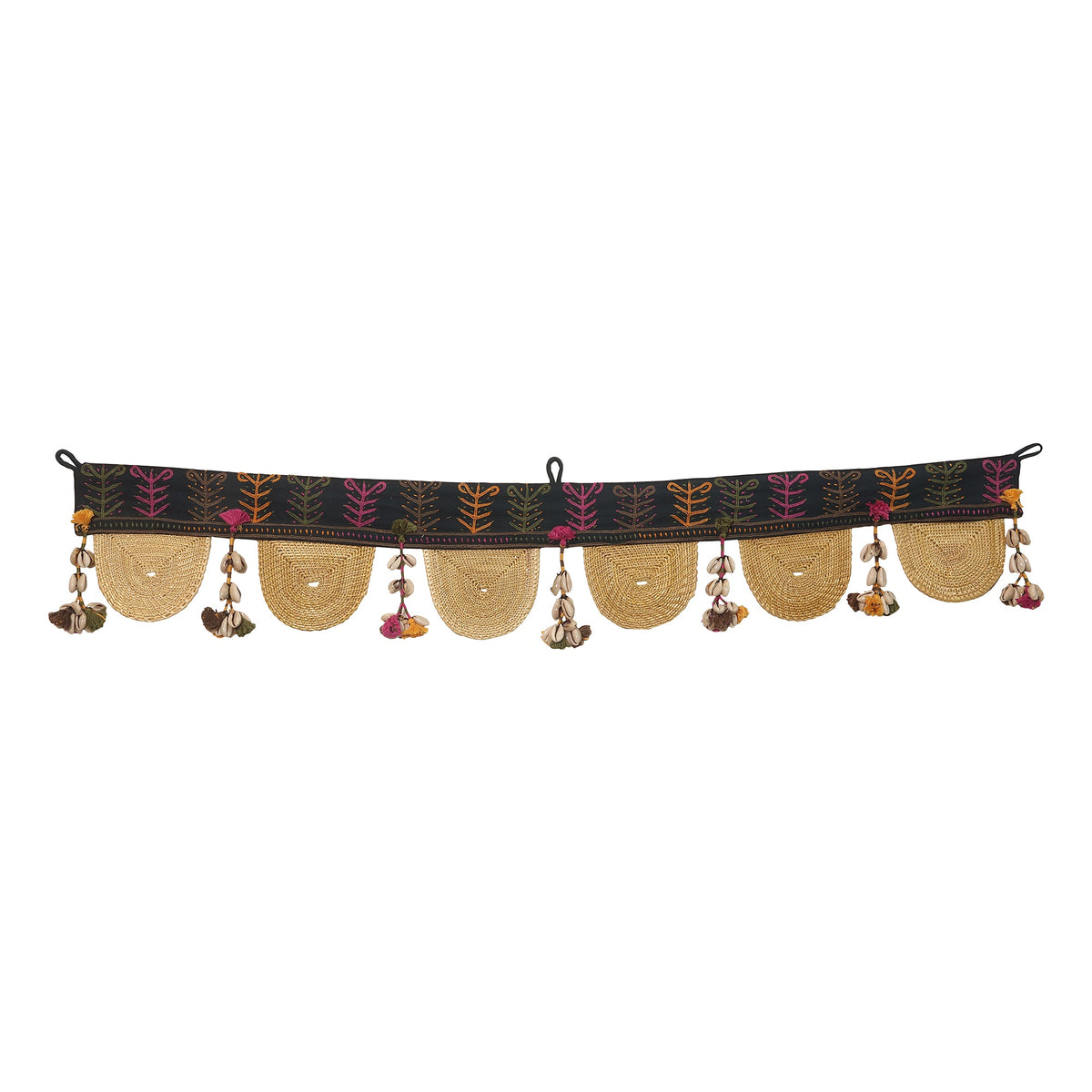 Ekibeki Banjara Golden Grass Toran (Blue)