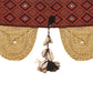 Ekibeki Banjara Golden Grass Toran (Red)