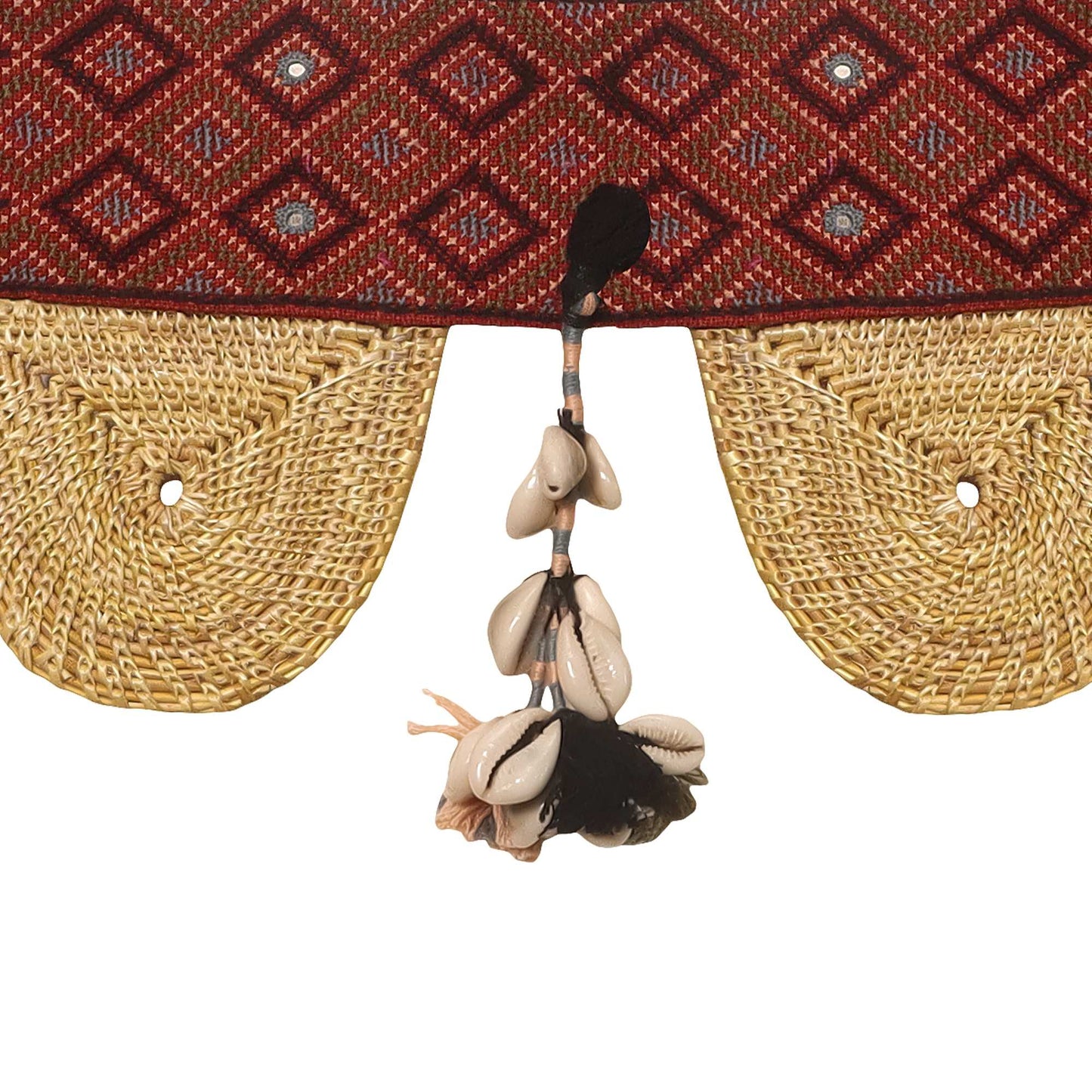 Ekibeki Banjara Golden Grass Toran (Red)