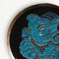 Home decor wall plates of Ganesh as Omkara, Ekdanaka, Vinayaka, handpainted and enameled on beaten copper
