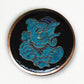 Home decor wall plates of Ganesh as Omkara, Ekdanaka, Vinayaka, handpainted and enameled on beaten copper