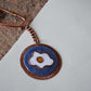 Copper enamel trinkets, keychain handcrafted in Maharashtra, India. Funky egg design