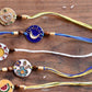 Handcrafted Chanda Copper Enamel Rakhi by EkiBeki