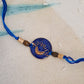 Handcrafted Chanda Copper Enamel Rakhi by EkiBeki